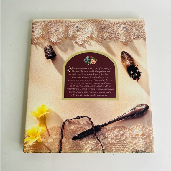Grandma's Album Memory Book A Journal of Reminiscence for Grandmother Notebook - Picture 2 of 7